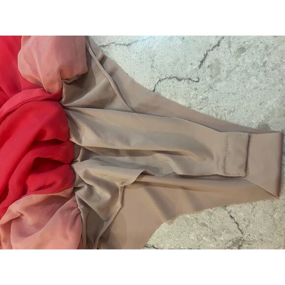 Sleeveless Multi-Pink Sheer Bodysuit - Picture 6 of 9